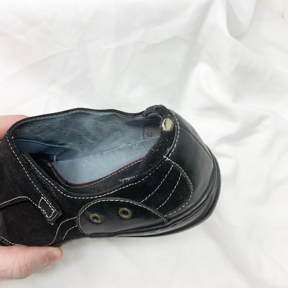 Clarks Indigo Women's Shoes sz 8 Black Leather - Picture 4 of 8